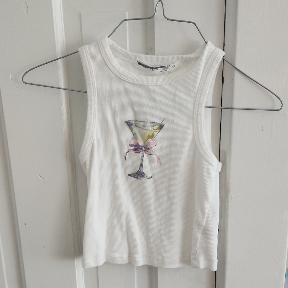 Altar'd State Martini Glass Tank Top